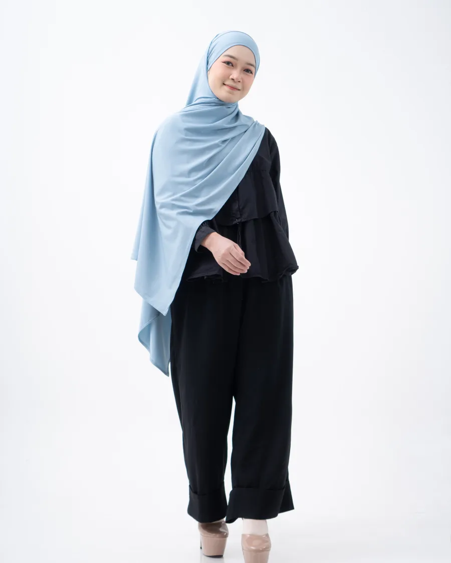 Aura Pashmina Bandana – Dusty Blue
